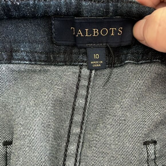Talbots Denim Stretch Jean Skirt 4 Pocket Classic - Picture 6 of 7